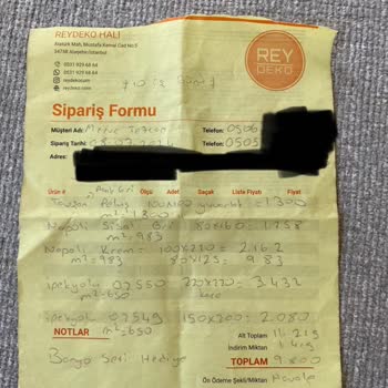 Reydeko Halı Para İademi Yapmıyor