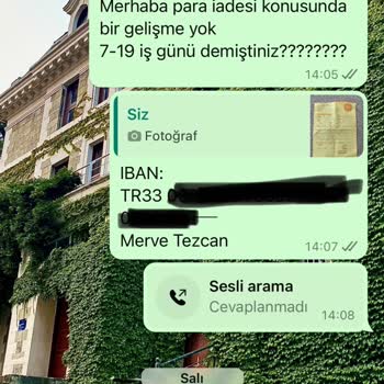 Reydeko Halı Para İademi Yapmıyor