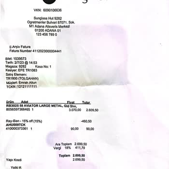 Orijinal Rayban Gözlüğüm Oksitlendi Firma Arkasında Durmadı