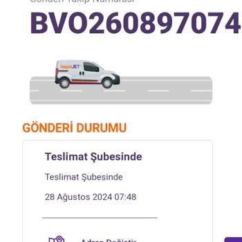 hepsiJET Dağıtıma Çıkmayan Kargom Günlerdir