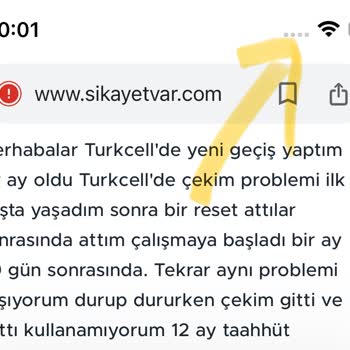 Turkcell Çekim Problemi ve Aranma Sorunu
