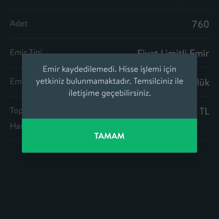 TEB Hisse Alim Satımlarda Hata Veriyor Düzeltmiyorlar