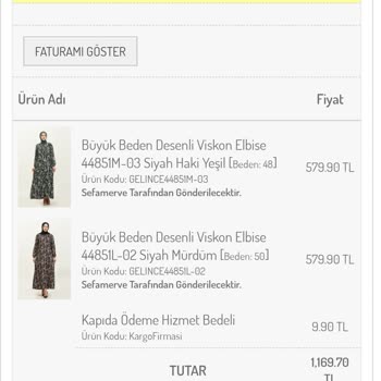 Sefamerve Paramı İade Etmediler