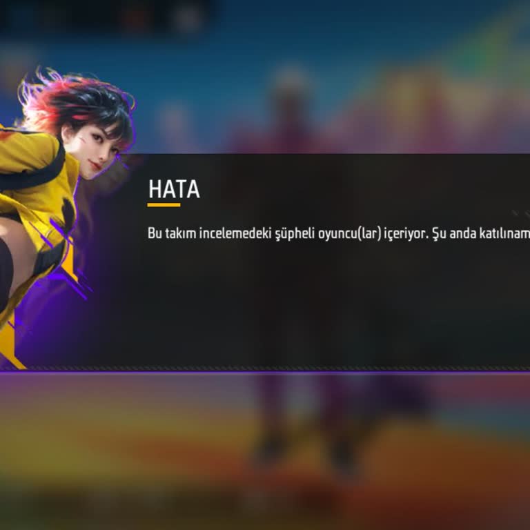 Garena Free Fire Lütfen Hesabımı Açın