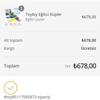 Toybiy (toybiy.com) Paramı Alıp Satın Aldığım Ürünü Göndermediler