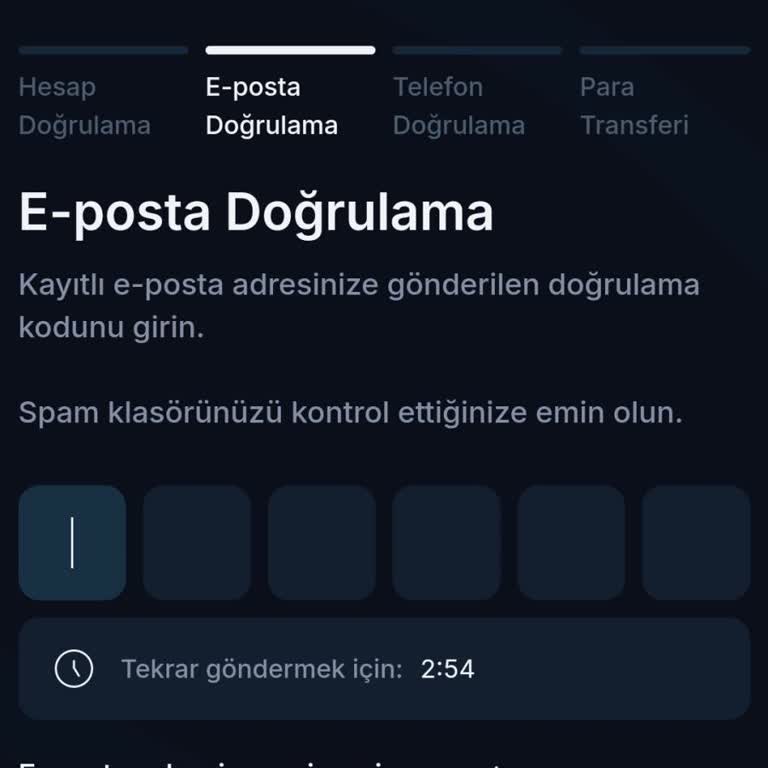 BTCTURK Numara Değişikliği Talebi