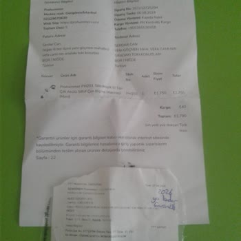 Prohummer Çim Biçme Aleti Bozuldu