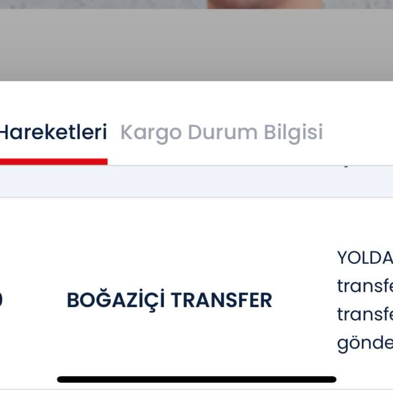 Aras Kargo Boğaziçi Transferde Kalan Kargom