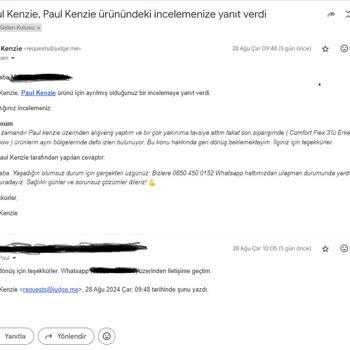 Paul Kenzie'de Tekrarlayan Ürün Hatası
