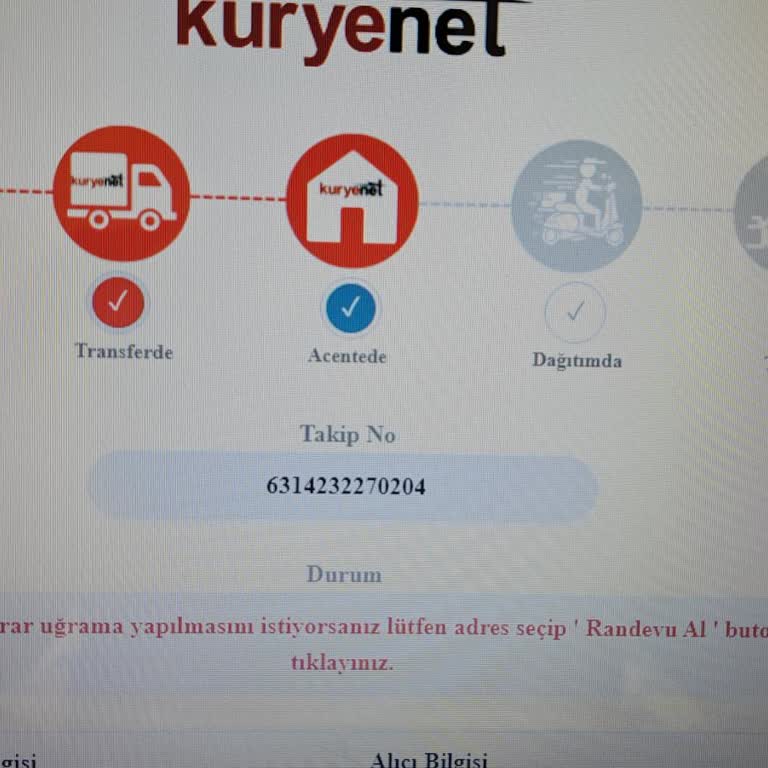 Kuryenet İlgisizliği Kartımın Teslim Edilmemesi