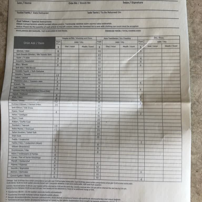 Elexus Hotel Oda Da Ütü Yok