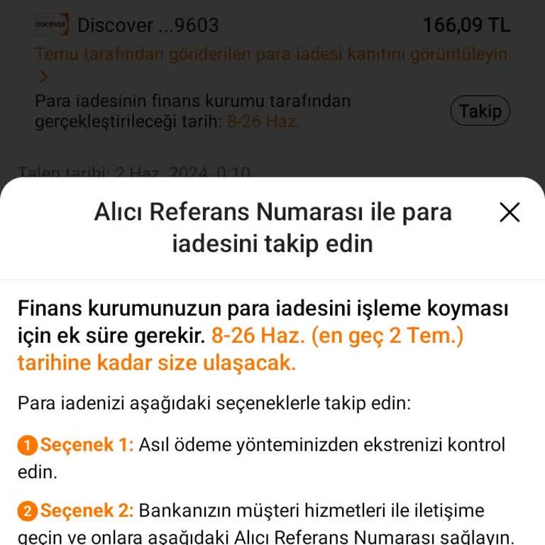Temu'dan Alışverişte Para İadesi Sorunu