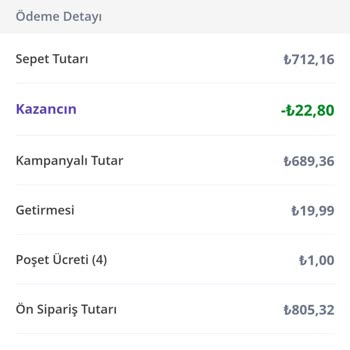 Getir Büyük Haksız Ve Fazla Ödeme Alıp İade Etmiyor