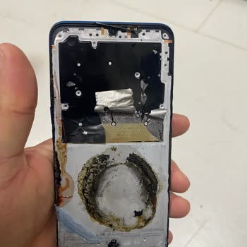 Patlamış Telefon Oppo A91