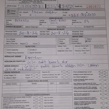 MarkaReyon Hasarlı Gelen Ve Firma Tarafından İade Reddi