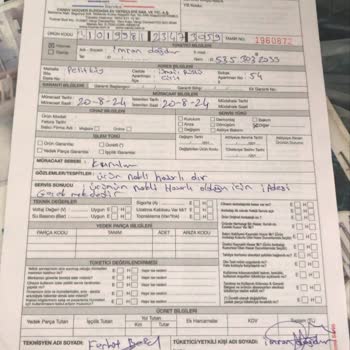 MarkaReyon Hasarlı Gelen Ve Firma Tarafından İade Reddi