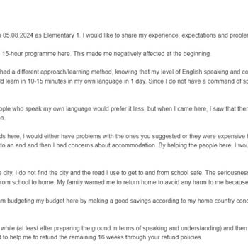 Kaplan International Dil Okulu Kaplan Dil Okulları Öğrenci Odaklı Ve Etik Bir Eğitim Kurumu Değildir.