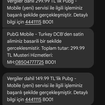 PUBG Mobile Abonelik Ücreti İadesi Talebi