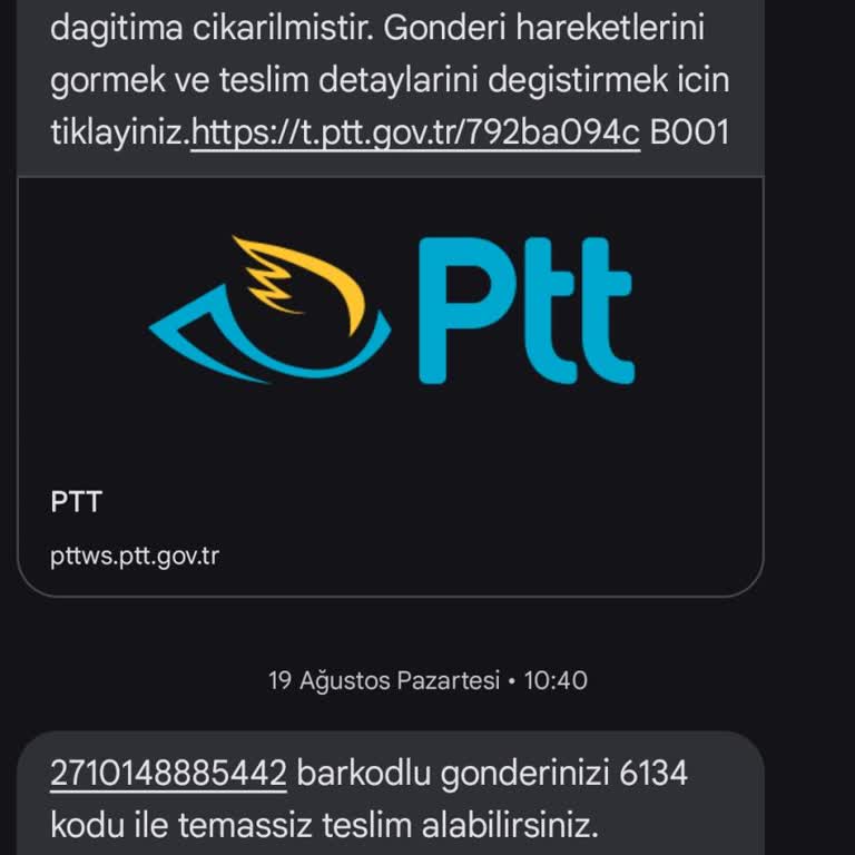 PTT Kargo Ürünümü Teslim Edildi Gösterip Teslim Etmedi