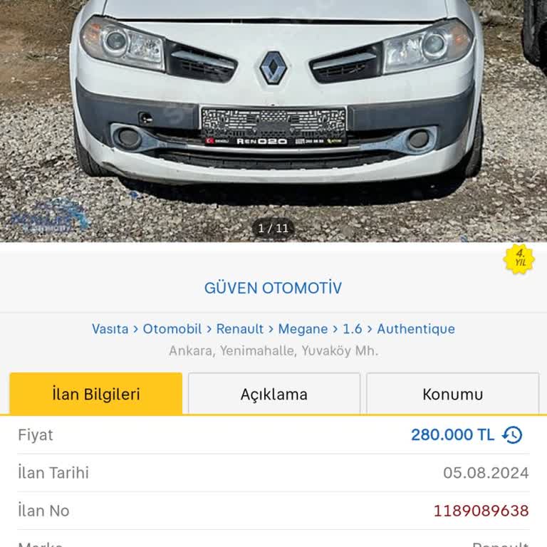 Sahibinden Yanıltıcı Araç İlanı Ve Kötü Satıcı Deneyimi