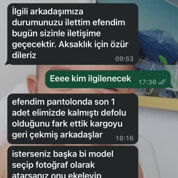 Semih Kurtulmuş Fashion Ürün Teslimatı Ve İade Sorunu