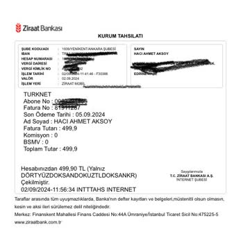 TurkNet İnternet Bir Yılda Yüzde Yüzlük Fatura Artışı Yaptı