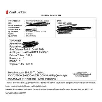 TurkNet İnternet Bir Yılda Yüzde Yüzlük Fatura Artışı Yaptı