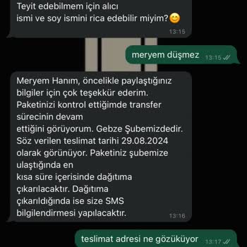 Hepsijet - Gebze Transfer Merkezinde Kalan Siparişim Nerede?