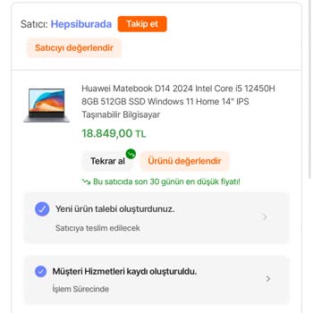 Hepsiburada Yanlış Ürün Ve İade Süresi Yaşatılan Mağduriyet