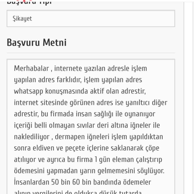 Estetisyen Sibel İğci İğneli İşlemler Ve Düzensiz Çalışma Ortamı