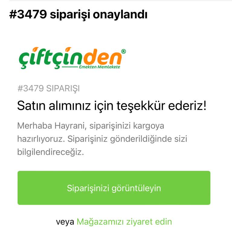 Çiftçinden Ciftcinden.com Cevap Vermiyor Sipariş Ulaşmıyor