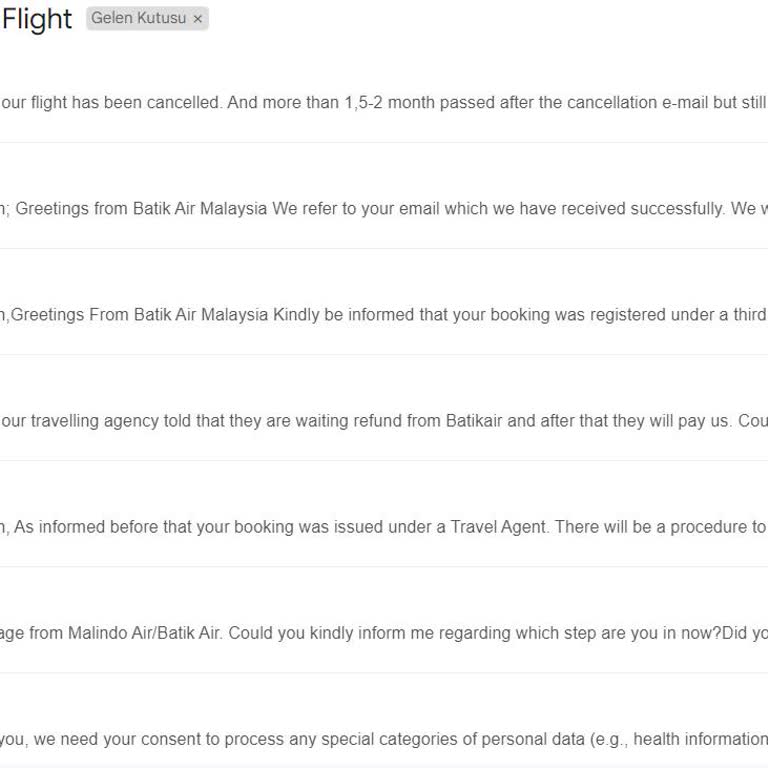 Batik Air Malaysia (Malindo Air) Batik Air İade Edilmeyen Ücret