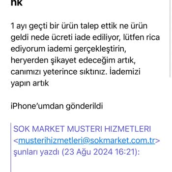 Şok Marketler Ücret İadesi Hakkında