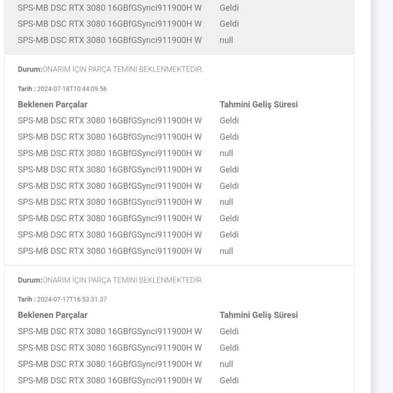 HP Yetkili Servis Bitmeyen Arıza Süreci.