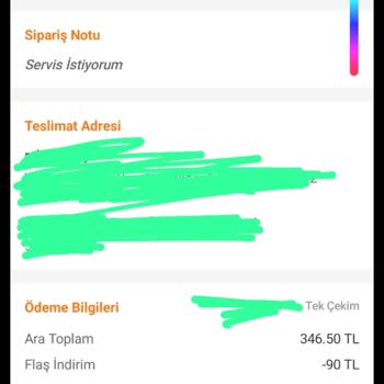 Trendyol Yemek Trendyol Yapılmayan Ücret İadesi