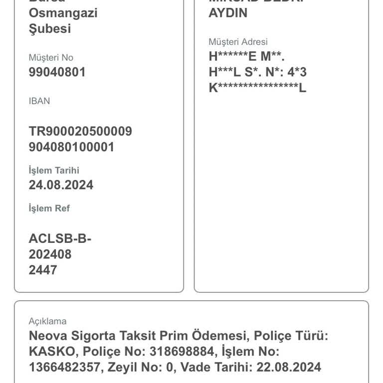 Kuveyt Türk Osmangazi Şubesi Hesabımı İzinsiz Kullanması