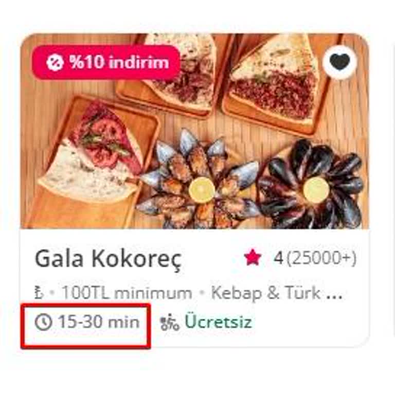 Yemek Sepeti - Gala Kokoreç
