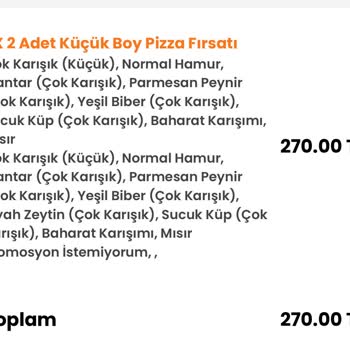Little Caesars Eksik Pizza Siparişi