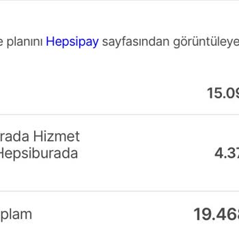 Hepsiburada Limiti Faiz İadesi