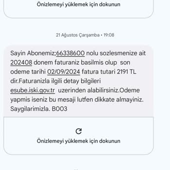 İstanbul Büyükşehir Belediyesi Su Faturası Yeniden İncelendi Lütfen