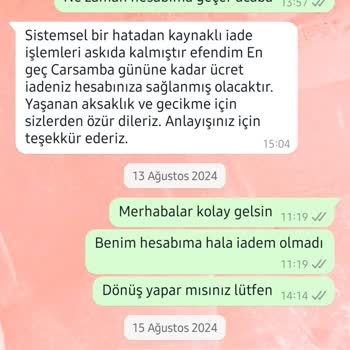 Caddstore İade Sürecinde Yaşanan Uzun Gecikme Ve İletişim Sorunları
