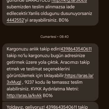 Aras Kargo Kargo Teslimatı Konusu