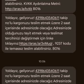 Aras Kargo Kargo Teslimatı Konusu