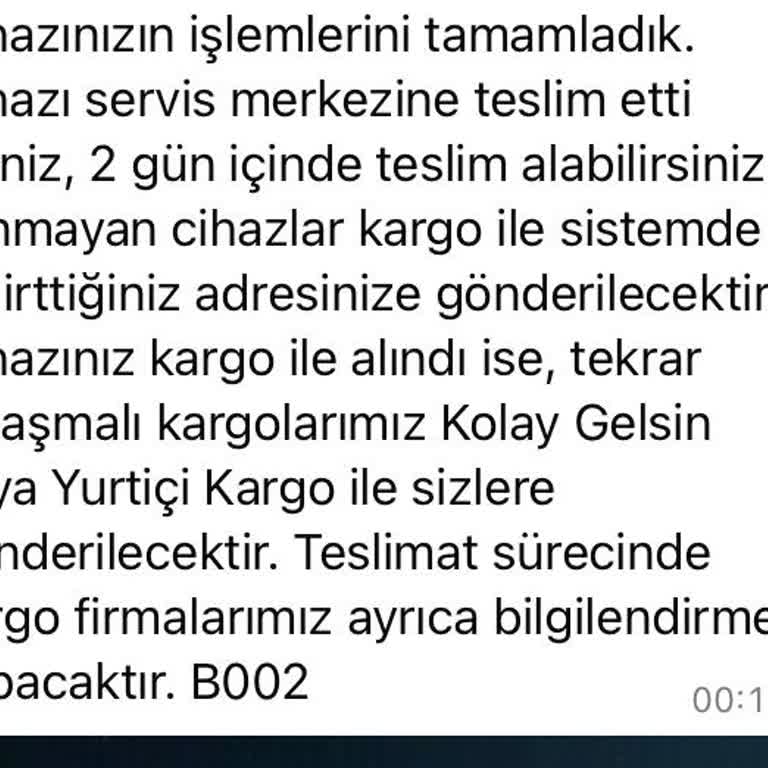 Dyson Gen5 Değişim Talebi!