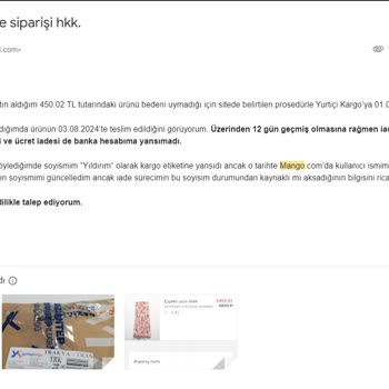 Mango.com İade Ücretini Yatırmasını 2 Aydır Bekliyorum!