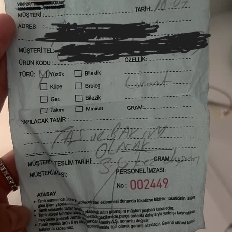 Atasay Kuyumculuk Pırlanta Taş Düşmesi - Genel Merkezin Bitmek Bilmeyen Tatili