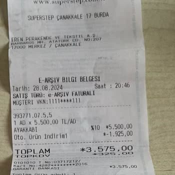 17 Burda AVM Kusurlu Satılan Spor Ayakkabı