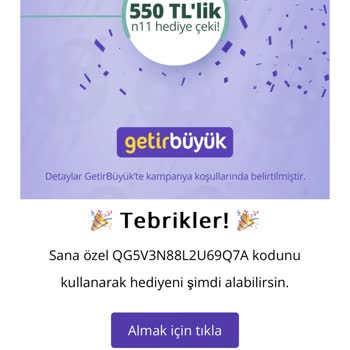 Getir Büyük'ten Aldığım Hatalı Kupon Ve İlgisizlik
