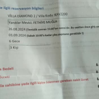 Kiralık Villada Tatil Tarafından Gerekli Takibin Yapılmaması
