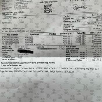 Tergan Ayakkabı Ayıplı Ürün